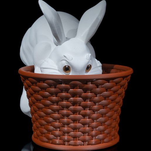 Cottontail-Rabbit-Basket-5.jpg Cestino a forma di coniglio dal codino bianco