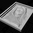 Frame-Display-02.jpg Обнаженная фигура с низким рельефом в файле .STL для 3D-печати или фрезерного станка с ЧПУ #Fram2