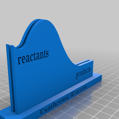 activation_energy_model.png Free STL file Activation Energy of exothermic Reactions - Teaching Tool・Model to download and 3D print