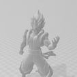 4.png Gogeta Super Saiyan (Dragon Ball) 3D Model