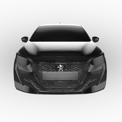 2021-Peugeot-208-GT-Line-render-2.png Archivo STL Peugeot 208 GT-line 2021・Modelo de impresión 3D para descargar, AutoShop