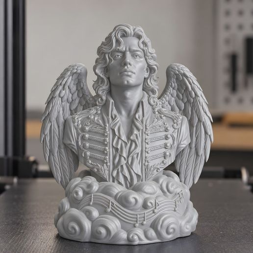 Pop Angel Memorial Sculpture 3D Print Model
