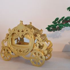 20220819_201340.jpg Cinderella carriage 3d puzzle 3mm + assembly guide