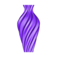 B012, Spiral Bulb Vase.stl Spiral Bulb Vase | Dried Flower Vase | Slimprint