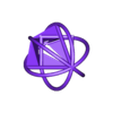 evertibleCube_deltohedron_sphere1.stl Evertbile Cube, Oloid, and Circumsphere, Schatz