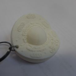 P1020775.JPG Fichier STL gratuit Porte-clé cellule animale - animal cell key ring・Plan pour impression 3D à télécharger