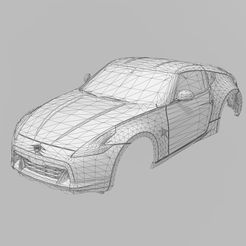 Nissan-370Z.jpg OBJ file Nissan Fairlady 370 Z1:24 & 1:25 Scale・3D printing model to download