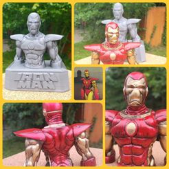 20220607_190408.jpg Archivo STL gratis Iron Man Moebius fan art・Modelo de impresión 3D para descargar