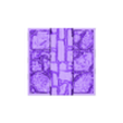 1X1 half wall.stl terrain, tile, rpg, 28 mm, d&d, Dungeon set 1 (Quick tiling system)