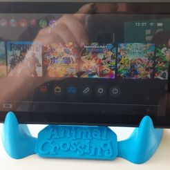 20200826_135705.jpg Fichier STL Support switch/ smartphone Animal crossing・Modèle imprimable en 3D à télécharger