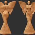 wryw.jpg clay angel sculpture