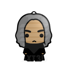 Severus-Snape.png Archivo STL Llavero Severus Snape-Harry Potter・Modelo para descargar y imprimir en 3D