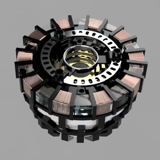 STL file Iron Man Arc Reactor・Template to download and 3D print・Cults