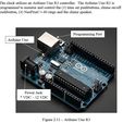 The clock utilizes an Arduino Uno R3 controller. The Arduino Uno R3 is programmed to monitor and control the (3) time set pushbuttons, chime on/off pushbutton, (4) NeoPixel % 60 rings and the chime speaker. Arduino Uno 7 VDC - 12 VDC Figure 2.11 — Arduino Uno R3 Stargate Inspired Arduino NeoPixel Clock