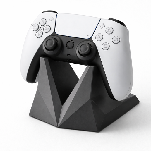 Minimalist Geometric Controller Stand