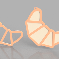 crosant.png Fichier 3MF Croissant colgantes・Plan imprimable en 3D à télécharger