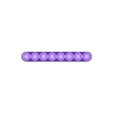 Pan flute 8 notes 1 unit.stl Indian Pan Flute V2 – One-Piece Instrument (C5 → C6)