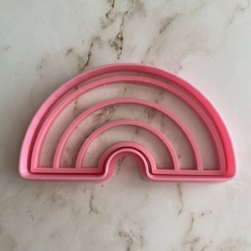 cutting rainbow 3D model