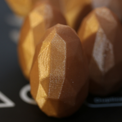 Capture d’écran 2017-08-22 à 14.58.24.png Free STL file Low Poly Easter Egg・3D printing idea to download
