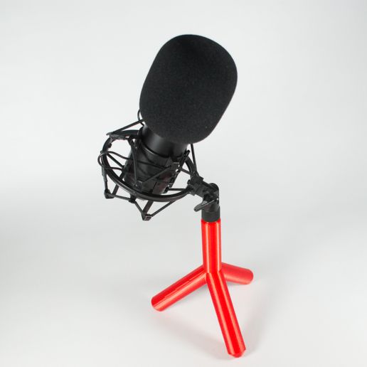 Simpliest Microphone Stand 3D model