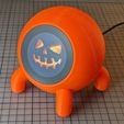 PXL_20220818_173428118.jpg STL file Sphere Enclosure w. crooked legs (M3O104) for pimoroni HyperPixel 2.1 round Touch and *Raspberry Pi*・3D printable design to download