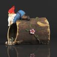Figure_0011.jpg Gnome Gutter Downspout Extension Decorative Splash Block Statue Rain Gutter Guardian Decoration Outdoor Resin Sculpture