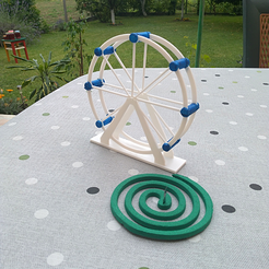 img1.png STL file London eye - mosquito coil holder・3D printing template to download