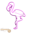 Flamingo-1.1.png Flamingo Cookie cutter & Stamp