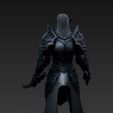 Noble-Warrior-of-the-Shadows-6.jpg Noble Warrior of the Shadows – 3D Printable Armored Drow Knight Figure Model