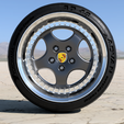 porsche-5-spoke-2-pcs-concaved-v5233.png 2!!! PORSCHE 964 style rims pack with yokohama ADVAN tires