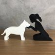 WhatsApp-Image-2023-01-06-at-10.11.57.jpeg Girl and her Pit bull (tied hair) for 3D printer or laser cut