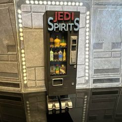 327627596_1126332815434020_7618219976099512010_n.jpg STL file STAR WARS VINTAGE JEDI SPIRITS ALCOHOL VENDING MACHINE GONK DROID, CUSTOM UNPRODUCED KENNER, HASBRO ACTION FIGURE, 3.75", 1/18・3D print model to download