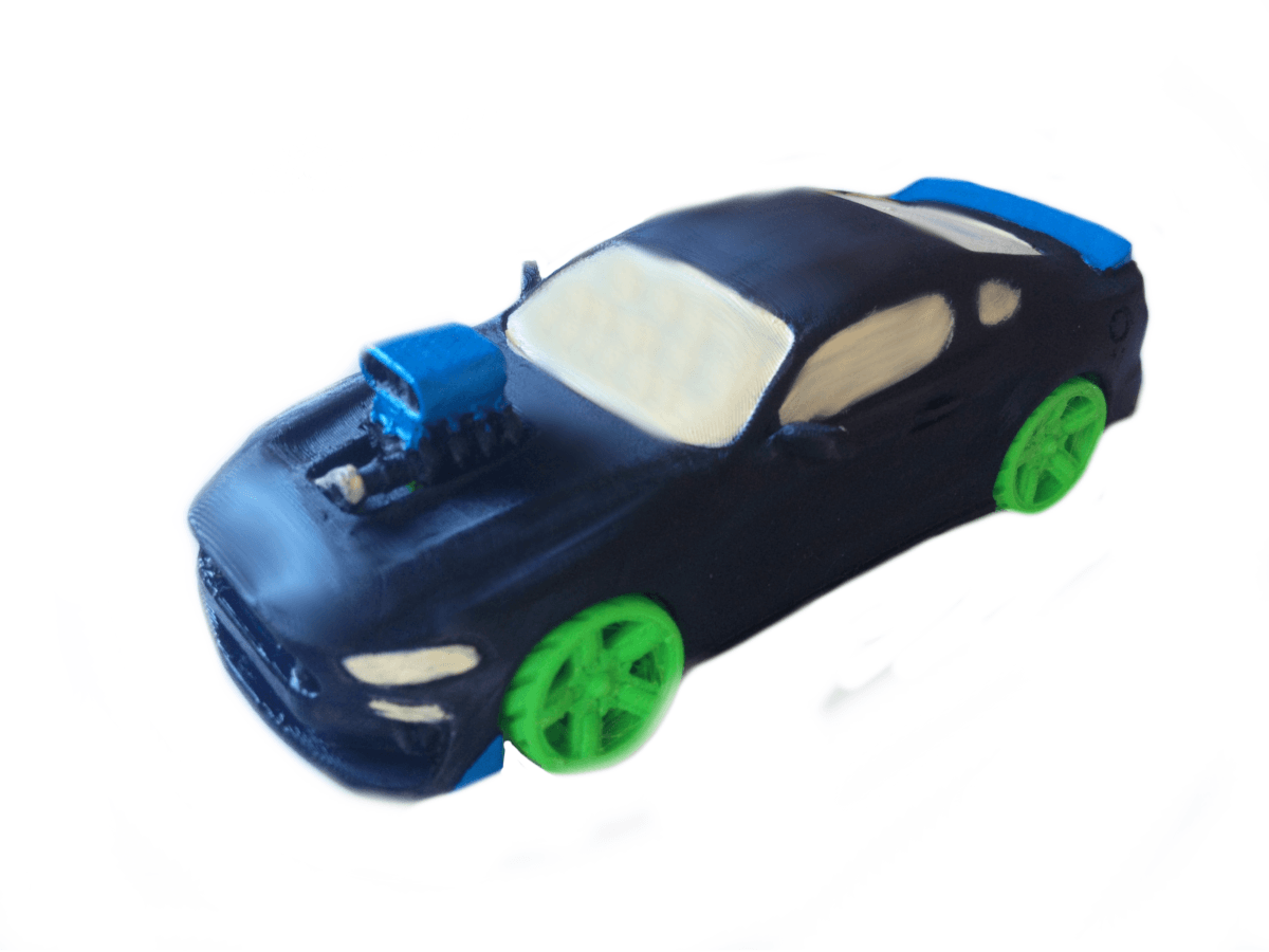 mustang paint front.png Download STL file 2017 Ford Mustang GT Supercharger • 3D printable model, Custom3DPrinting