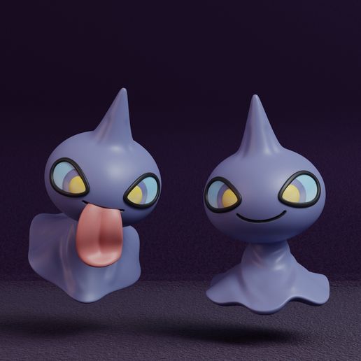 shuppet-render.jpg Pokemon -  Shuppet and Banette with 2 poses