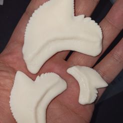 IMG_20230215_201517.jpg OBJ file Tiger Shark Teeth Model・3D printer model to download