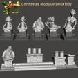 Image1.jpg Fichier STL gratuit Rangement de bureau modulaire de Noël - par SPARX・Plan imprimable en 3D à télécharger