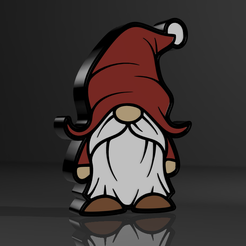 1.png 3D file Gnomes V2 lamp・3D printer model to download
