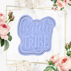 3.png STL file Bride Tribe Cookie Cutter/Wedding・3D printable model to download