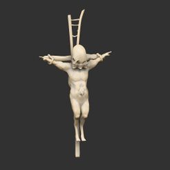 CrucifiedDemonBaby.jpg Бесплатный STL файл Crucified Demon Baby・Модель для загрузки и 3D-печати, CharlieVet