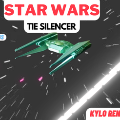 .png STL file TIE SILENCER STAR WARS・3D printable model to download