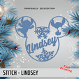 28.png Christmas ornament - Stitch - Lindsey