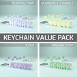 Fonts-Value-Pack-01.png Fichier 3D Porte-clés fidget personnalisable - Paquet de valeur・Plan pour impression 3D à télécharger