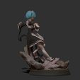wip17.jpg Rem 3d print statue diorama - Re Zero Figurine