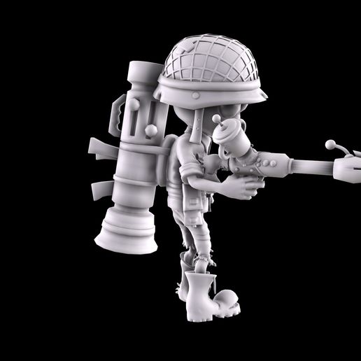 FootSoldier_Screen3.jpg Plants vs Zombies - Soldado de infantaria