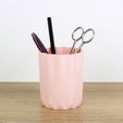 Pot à crayons ROSE 1.jpg Pencil pot / Flower pot / Recipient