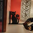 1000X1000-20210408-004215.jpg Cat Bookends - Cat - 3D Printed - Book Storage - Nursery Decor - Children's Bedroom - Gifts for boys - Gifts for girls - Birthday
