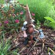 Photo Jun 15, 7 13 18 AM.jpg Gnome with Axe, Fantasy Tabletop RPG Miniature or Garden Gnome Statue