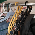 Belt-Hanger-5.png 10 Belt Hanger for hanging fashion waist belts from a closet hanging rod