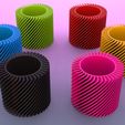 1.jpg Pencil cup - Spiral helix