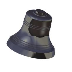 cloche.jpg Download STL file Bell 1/87 HO • 3D printable template, fanfy54